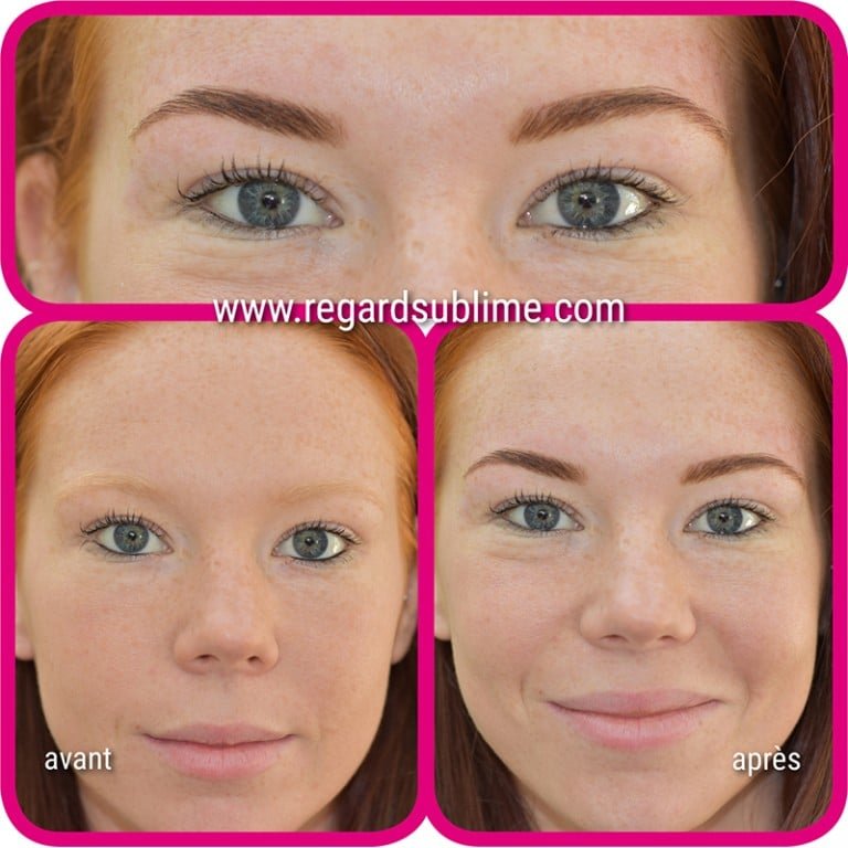 Restructuration et teinture des sourcils Regard Sublime
